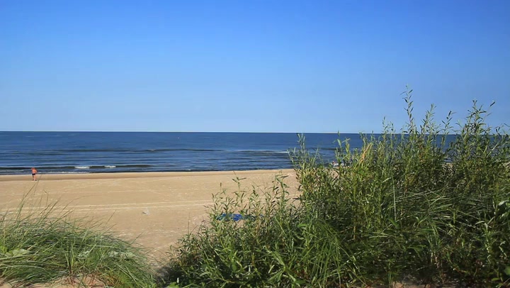 Panoramic View Of The Beach