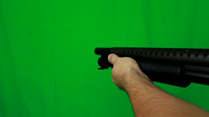 Shotgun Pull Out 2 - Green Screen