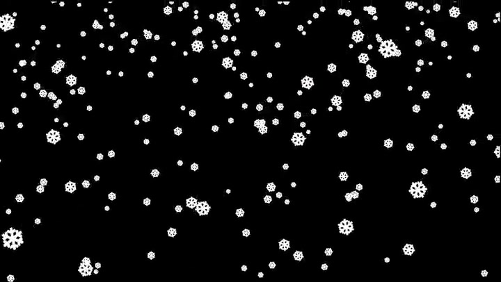 Standard Snowflakes Falling Big