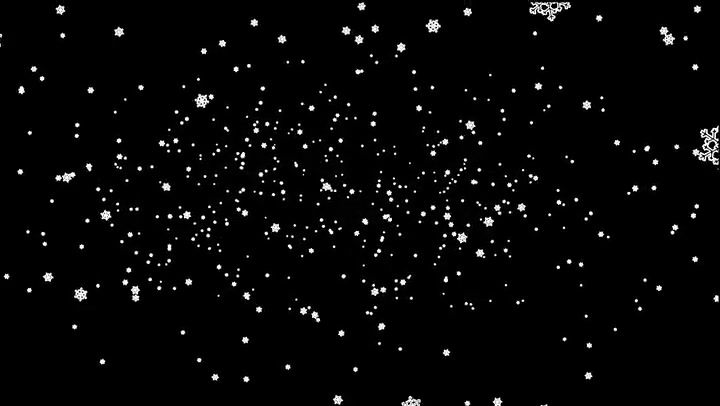 Beautiful Snowflakes Fall Deep Down