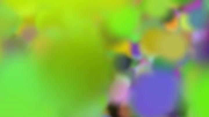 Big Colored Bubbles Background Transition