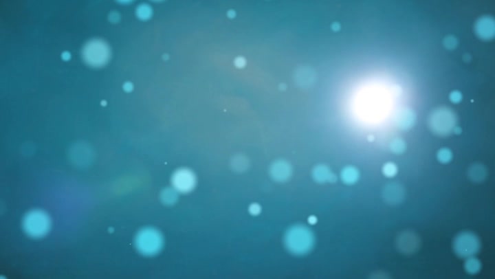 Bokeh Space Overlay With Lens Flare