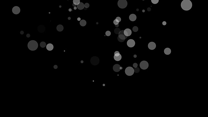 Bokeh Particles Top
