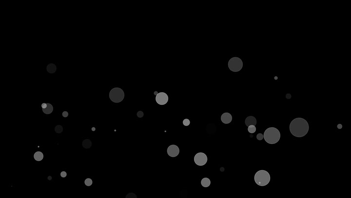 Bokeh Particles Bottom All Width