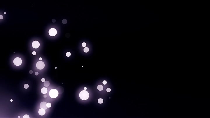 Bokeh Particles With Flare Left Bottom