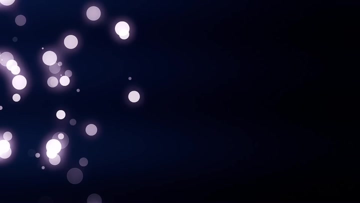 Bokeh Particles With Flare Left