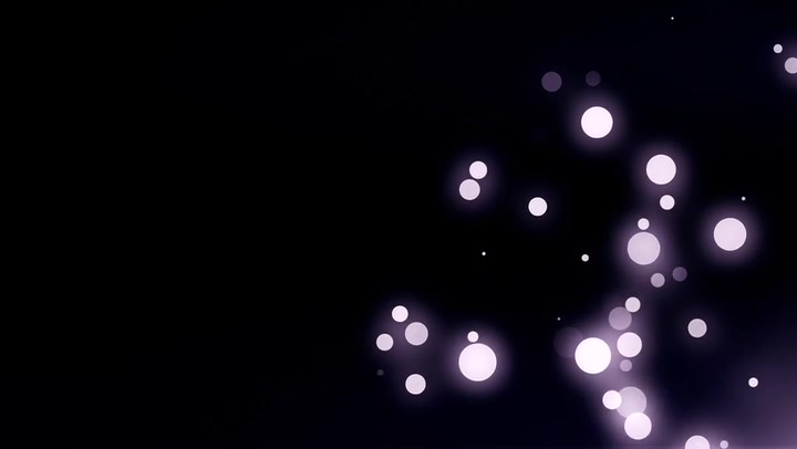 Bokeh Particles With Flare Right Bottom