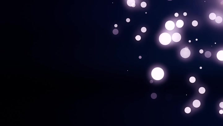 Bokeh Particles With Flare Right Top