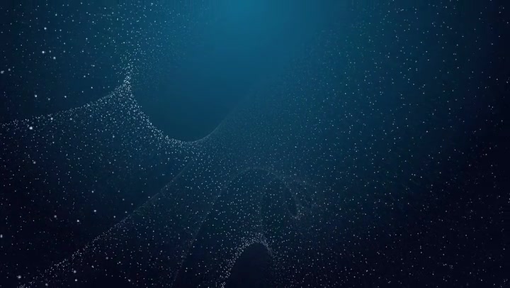 Slow 3d Abstract Background With Galaxy Dots