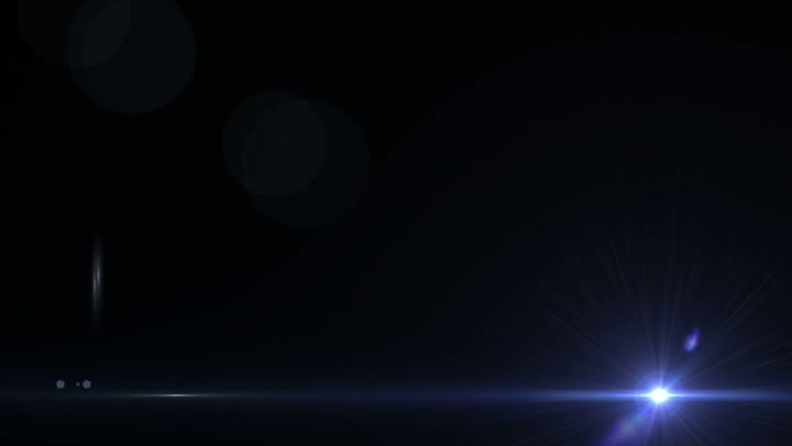Diagonal Blue Lens Flare 008