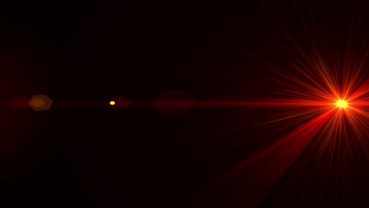 Laser Lens Flare Horizontal 173
