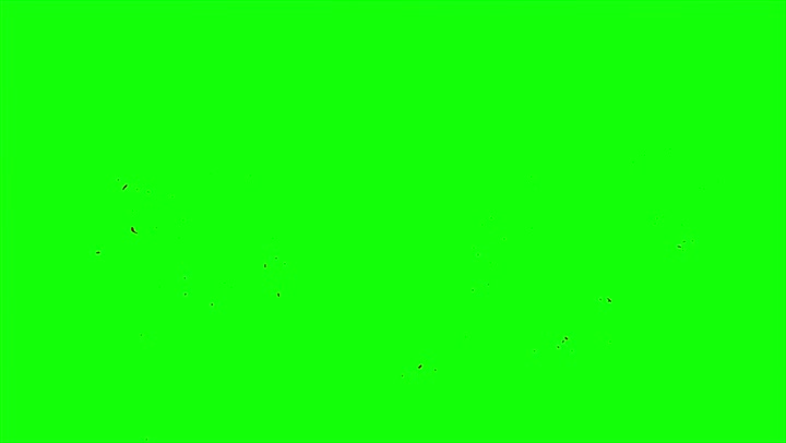 4k Blood Burst Slow Motion (Green Screen) 10
