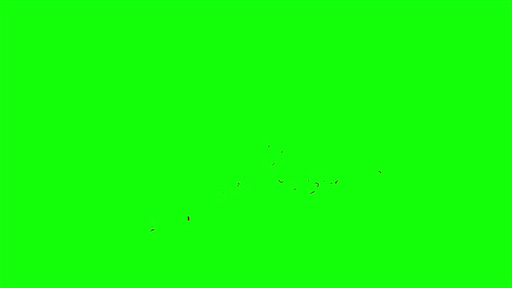 4k Blood Burst Slow Motion (Green Screen) 24