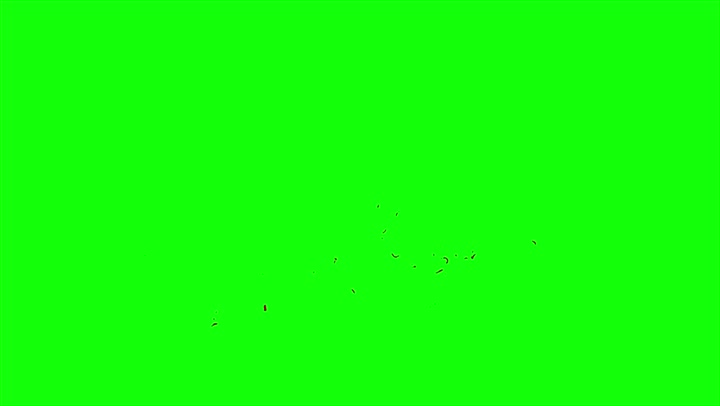 4k Blood Burst Slow Motion (Green Screen) 32
