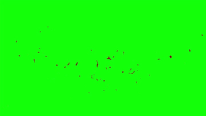 4k Blood Burst Slow Motion (Green Screen) 31