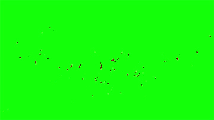 4k Blood Burst Slow Motion (Green Screen) 30