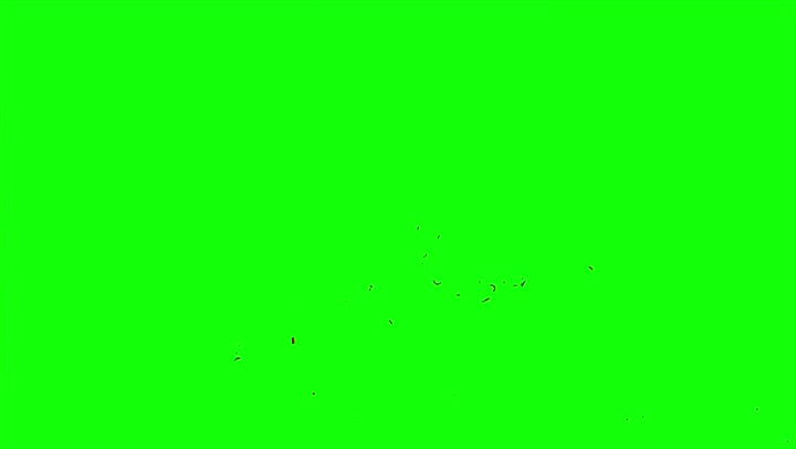 4k Blood Burst Slow Motion (Green Screen) 33