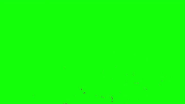 4k Blood Burst Slow Motion (Green Screen) 37
