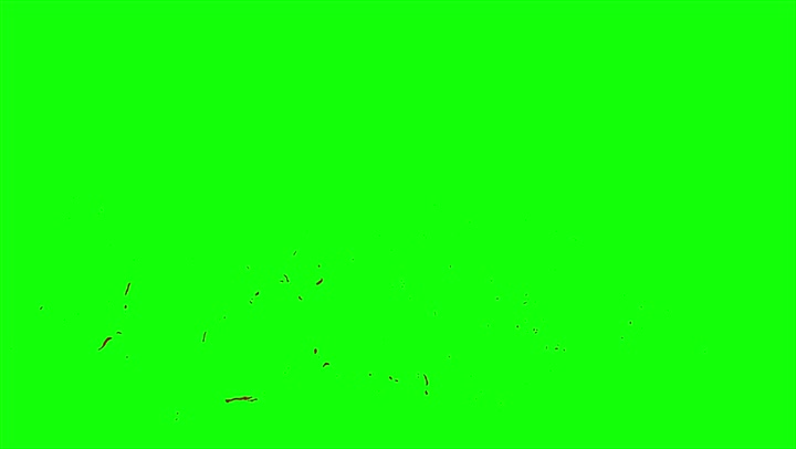 4k Blood Burst Slow Motion (Green Screen) 42