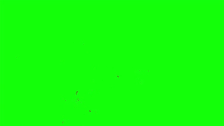 4k Blood Burst Slow Motion (Green Screen) 55
