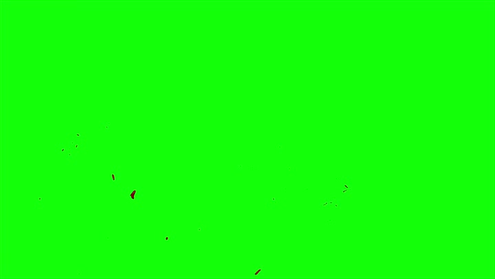 4k Blood Burst Slow Motion (Green Screen) 56