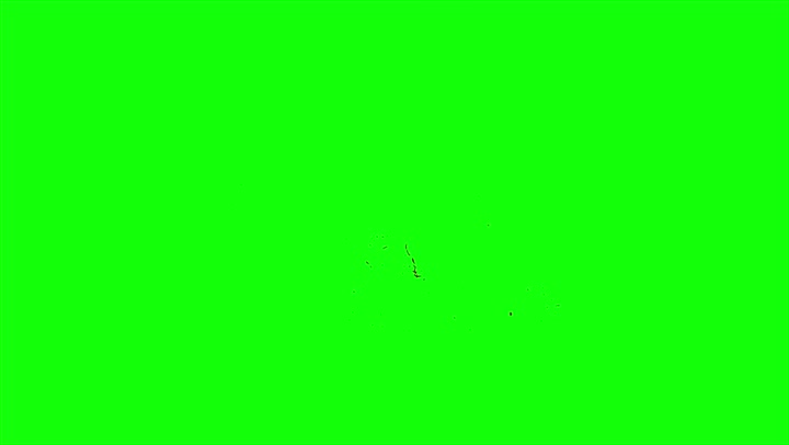 4k Blood Burst Slow Motion (Green Screen) 57