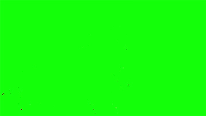 4k Blood Burst Slow Motion (Green Screen) 60