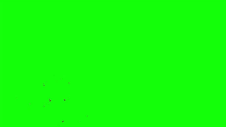 4k Blood Burst Slow Motion (Green Screen) 66