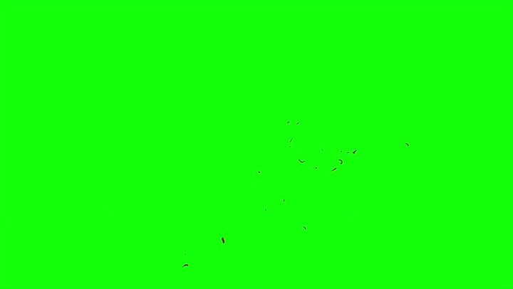 4k Blood Burst Slow Motion (Green Screen) 82