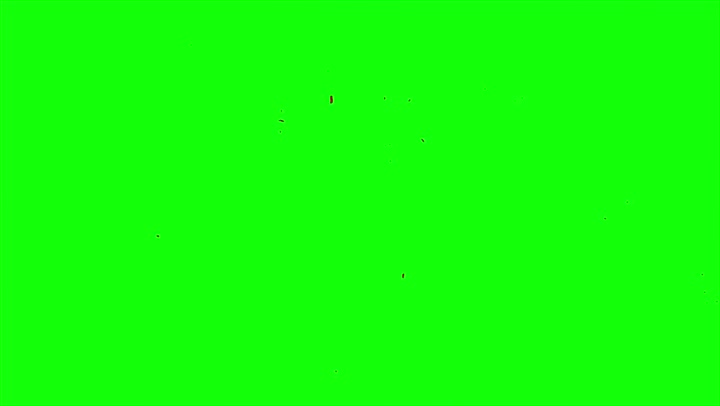 4k Blood Burst Slow Motion (Green Screen) 83