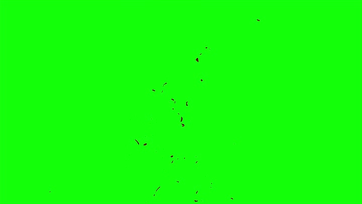 4k Blood Burst Slow Motion (Green Screen) 85