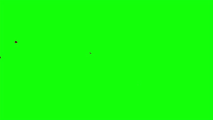 4k Blood Burst Slow Motion (Green Screen) 87