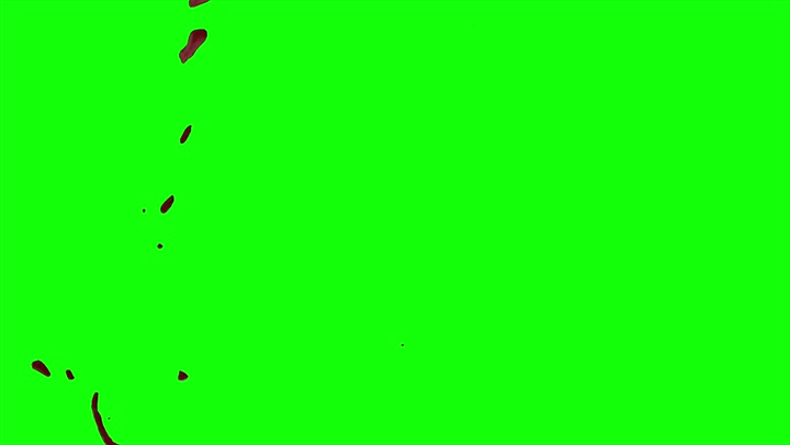 4k Blood Burst Slow Motion (Green Screen) 90