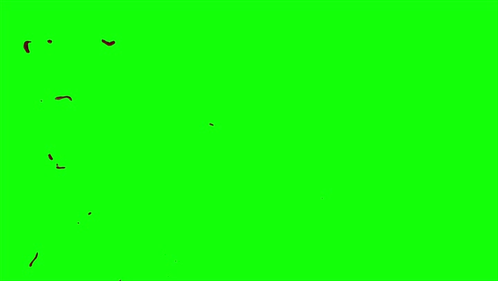 4k Blood Burst Slow Motion (Green Screen) 86