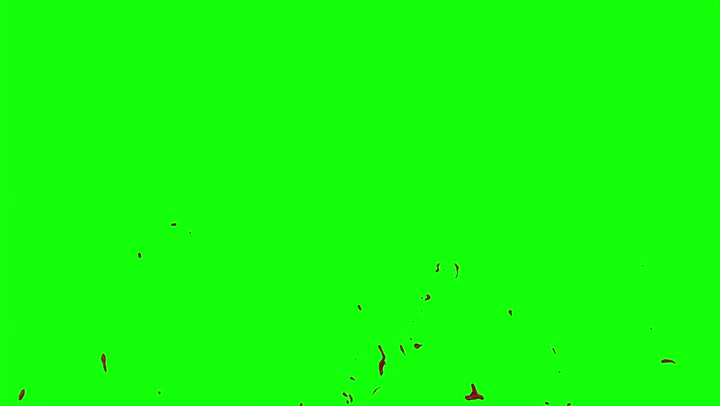 4k Blood Burst Slow Motion (Green Screen) 95