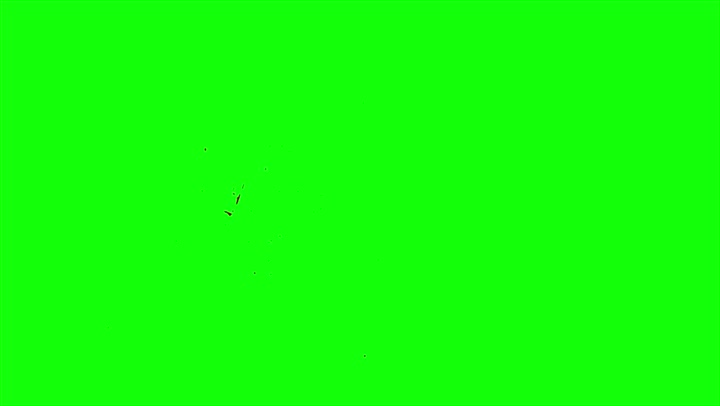 4k Blood Burst Slow Motion (Green Screen) 119