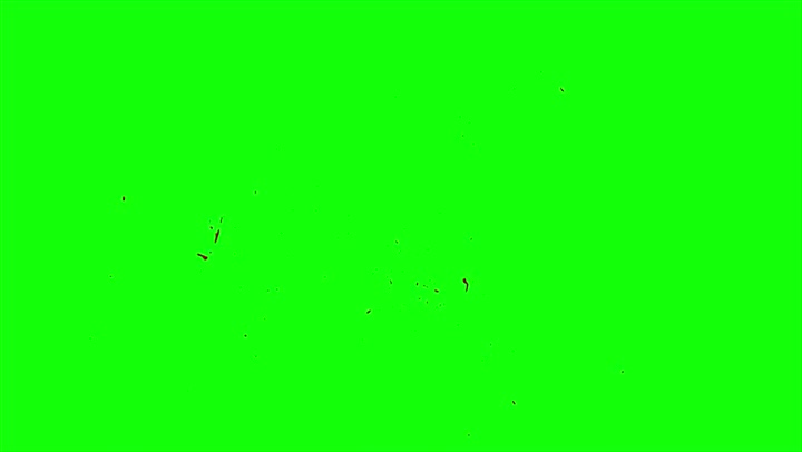 4k Blood Burst Slow Motion (Green Screen) 139
