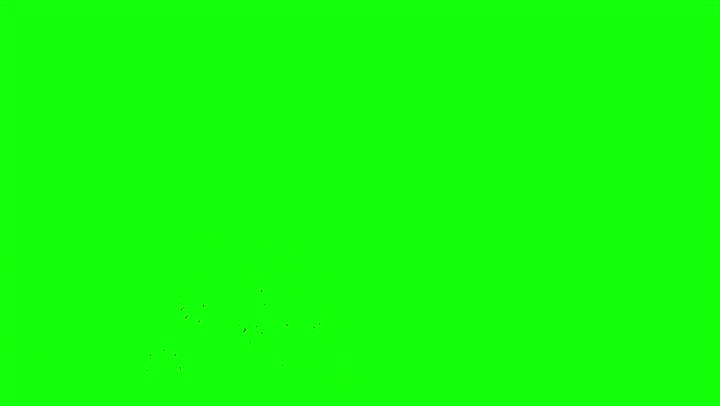 4k Blood Burst Slow Motion (Green Screen) 154
