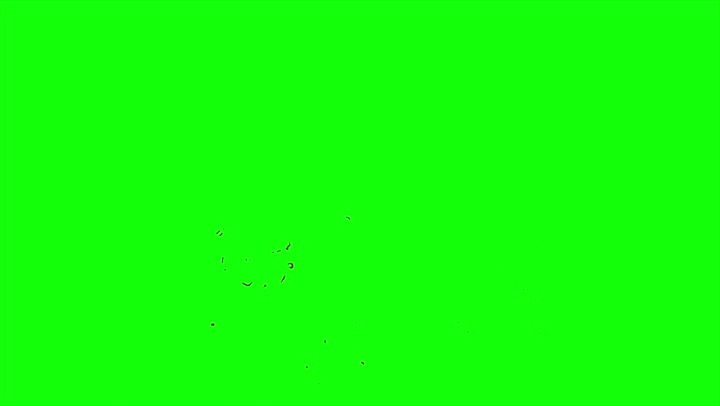 4k Blood Burst Slow Motion (Green Screen) 168