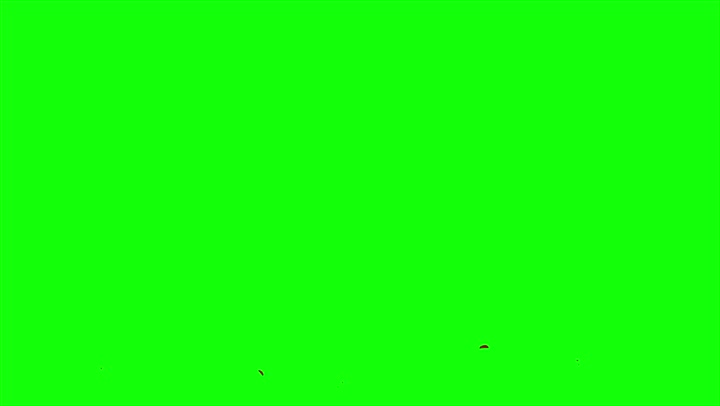 4k Blood Burst Slow Motion (Green Screen) 176
