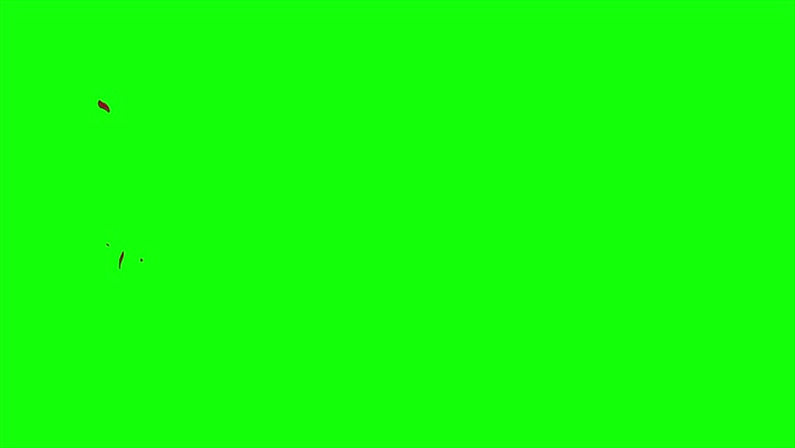 4k Blood Burst Slow Motion (Green Screen) 177