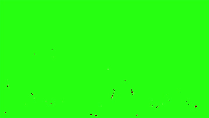 4k Blood Burst Motion Blur (Green Screen) 30