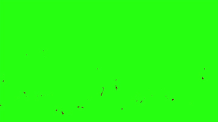 4k Blood Burst Motion Blur (Green Screen) 45