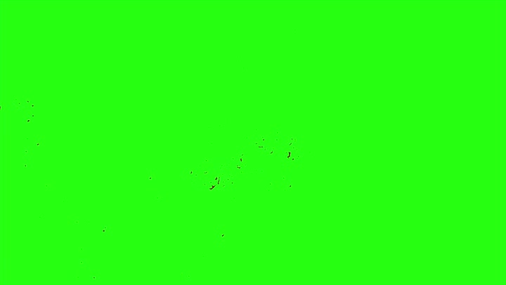 4k Blood Burst Motion Blur (Green Screen) 48
