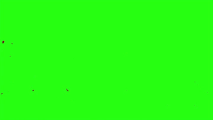 4k Blood Burst Motion Blur Green Screen 99