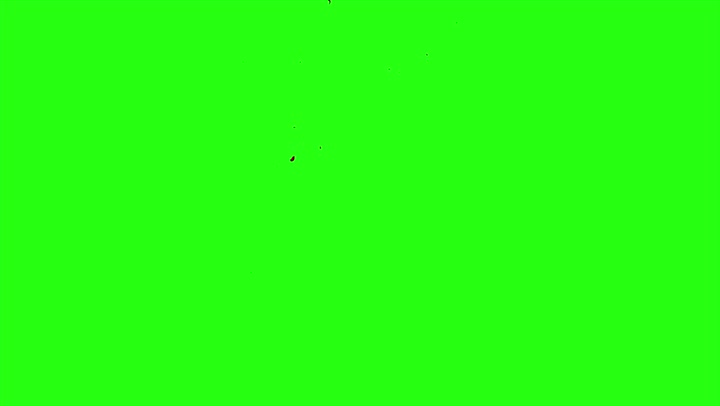 4k Blood Burst Motion Blur (Green Screen) 150