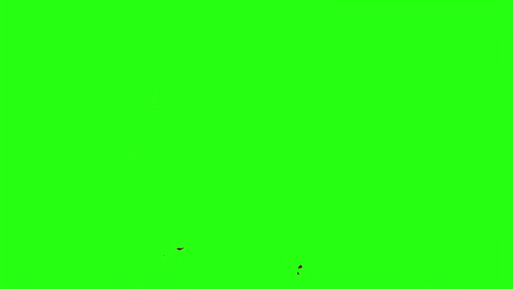 4k Blood Burst Motion Blur (Green Screen) 152