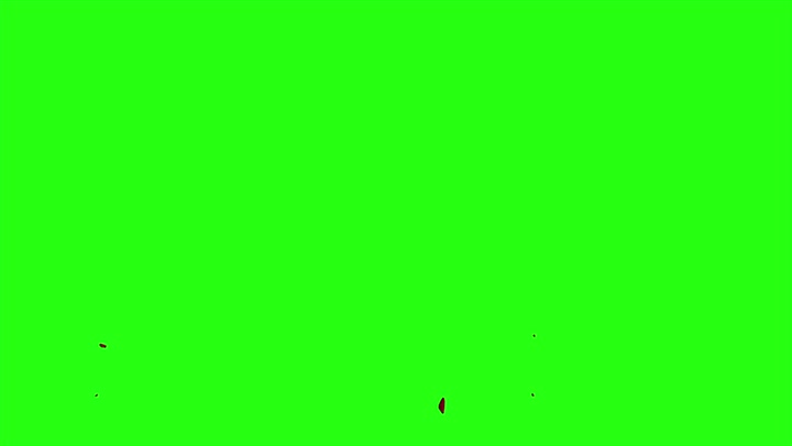 4k Blood Burst Motion Blur (Green Screen) 156