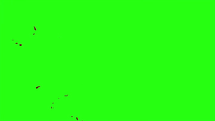 4k Blood Burst Motion Blur (Green Screen) 166