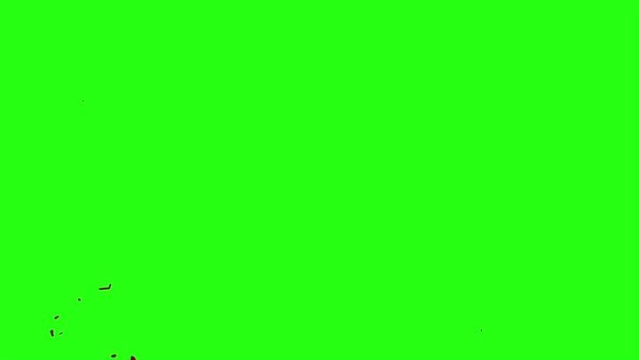 4k Blood Burst Motion Blur (Green Screen) 173